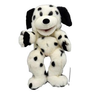 Vintage Dalmatian Dog Hand Puppet Spotted Stuffed Animal Standard Publishing